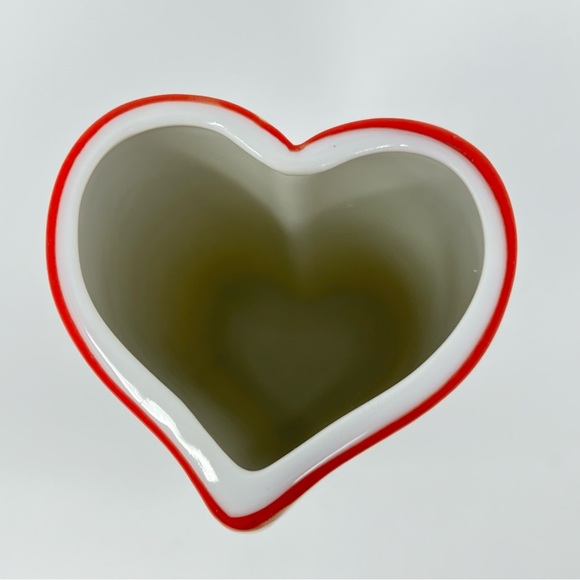 Lucie Sable Imports Japan “I Love You” Heart Shaped Vase 6” Tall Valentines - Picture 4 of 4